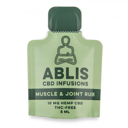 Ablis CBD muscle rub squeeze pack
