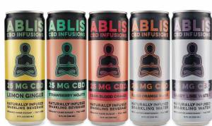 Ablis CBD infustions, sparkling beverages in cans